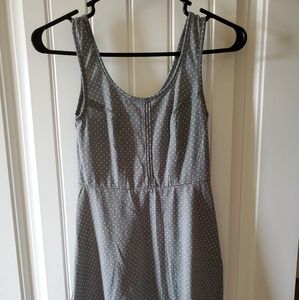 5/$13 Xhilaration Gray and White Polk Dot Dress XS